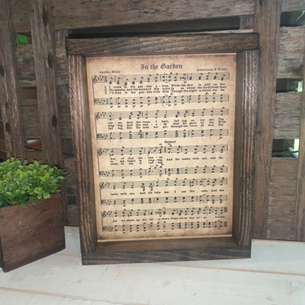 Framed Hymn // In The Garden